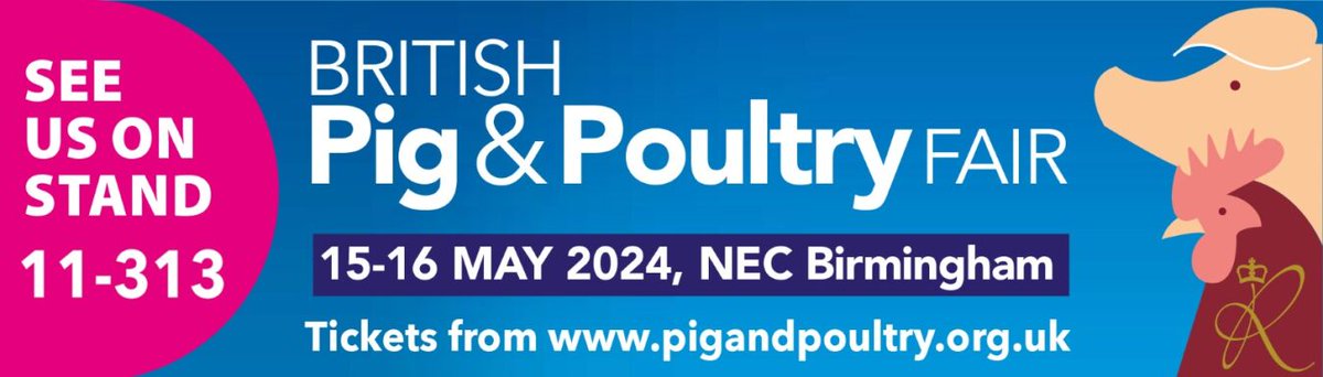 CoventryChem's tweet photo. Two weeks until the Pig &amp; Poultry Fair 2024!  Come and see us on stand 11-313 to see how we help you with your biosecurity detergent and disinfectant requirements. https://t.co/ybqHHuwzK2
