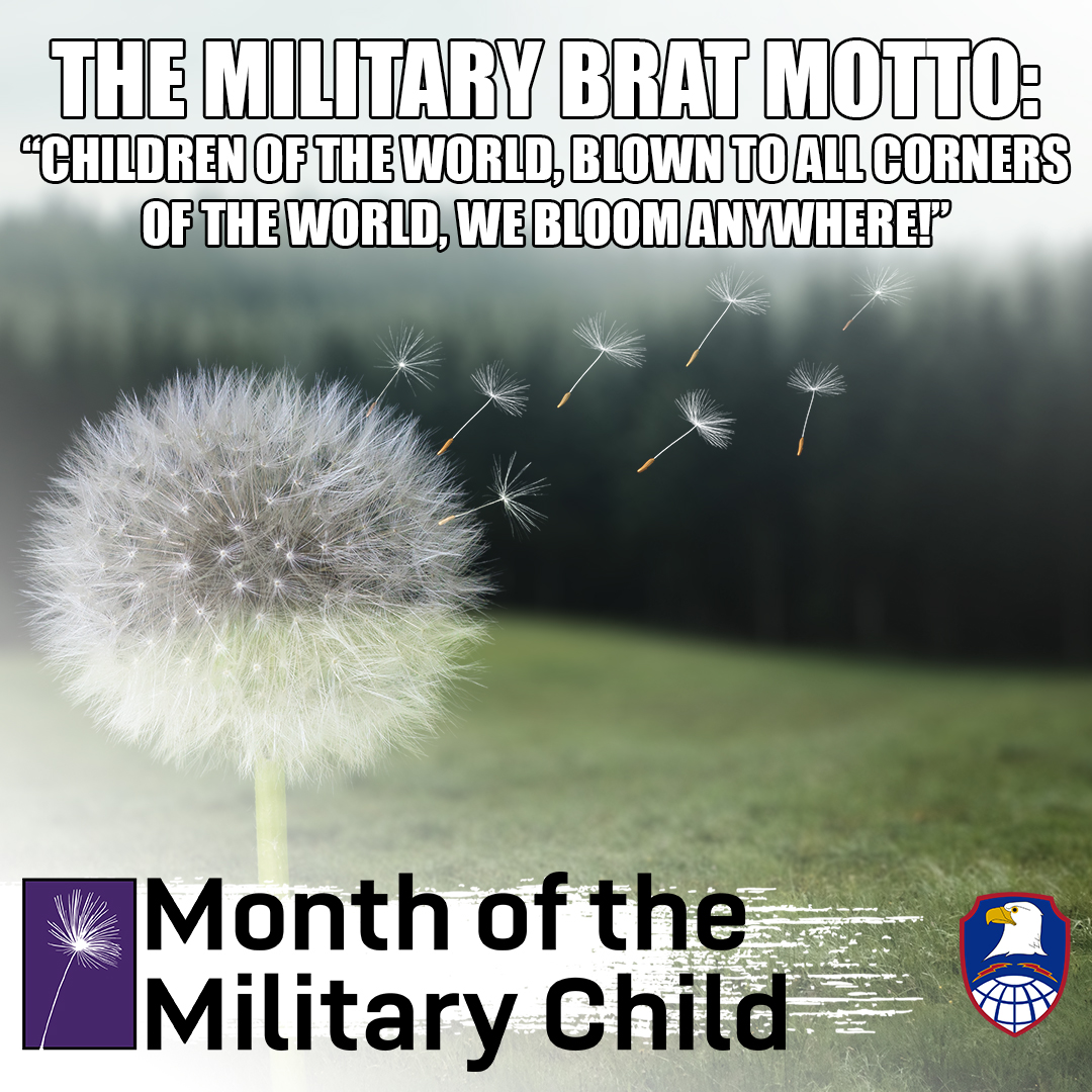 April 30 is Military Brats Day! Today, let us reflect on the sacrifices made by the children of service members around the world. #MOTMC | #ArmySMDC