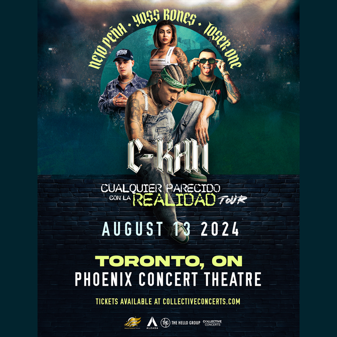 C-Kan is coming to @thephoenixtdot on August 13th with Neto Peňa, Yoss Bones, & Toser One! Tickets are on sale May 2nd at 1PM. Sign up for our mailing list for presale access by 5PM on April 30th at bit.ly/3F4Qd6e