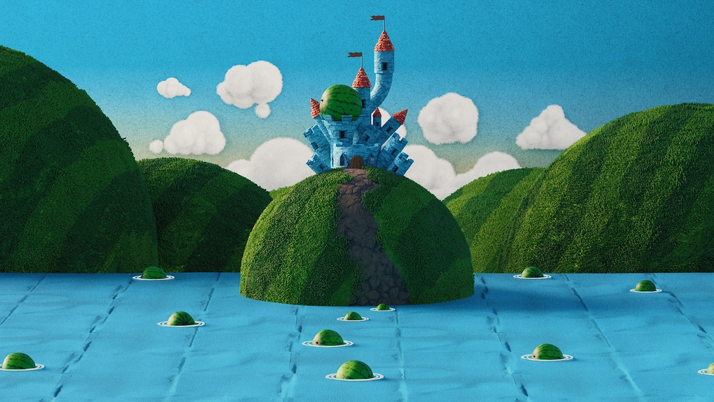 This castle is one of the first renders for my short film Watermelon Girl (link in bio). It's been redesigned 3-4 times. Depending on how long you've followed me you might remember it!

#WatermelonGirl #ShortFilm #Blender3D #3DArtist #DesignInspiration #Animation #BlenderArt