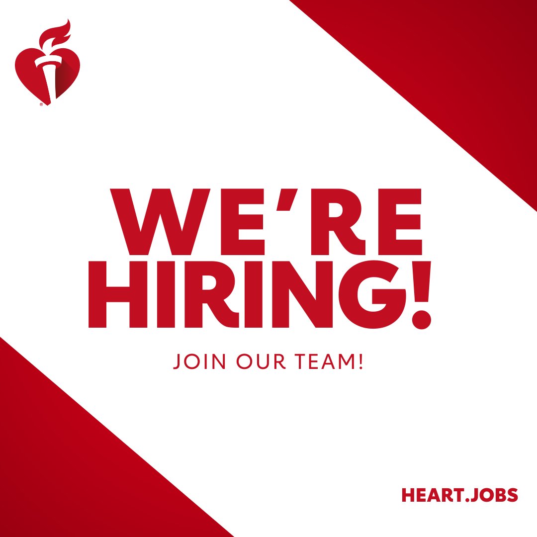 We're hiring! Now is the time to join #TheAHALife and make a difference. Be a relentless force for a world of longer, healthier lives. ❤️ Marketing Communications Director - San Antonio: spr.ly/6014bUsD0