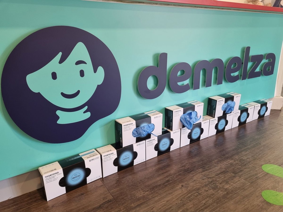 We are excited to announce that @UniglovesUK will be supporting #Demelza in 2024! 👏 The team have kicked off this partnership with an amazing donation of 10,000 gloves for our care team, which means the world! Thank you for your support💙