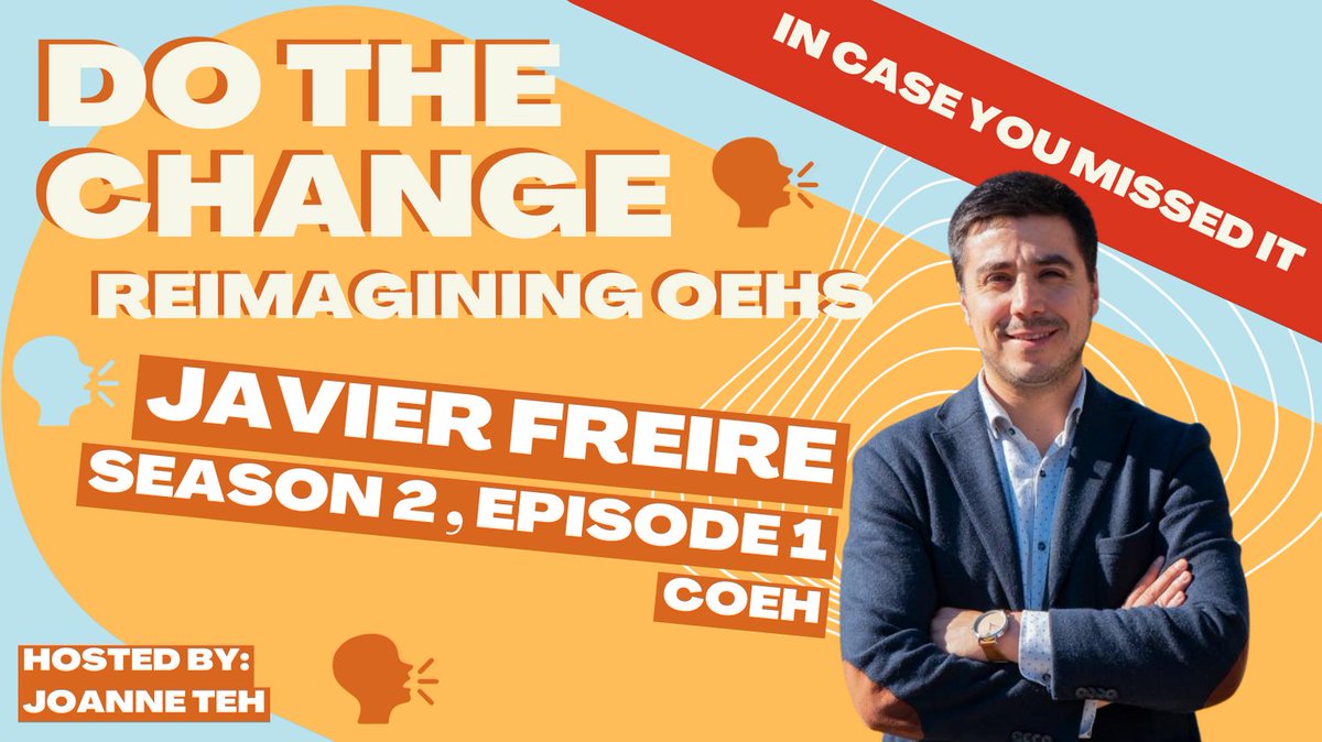 In our 1st ep. of Season 2 of #DoTheChange with our new host, Joanne Teh, we were joined by Javier Freire! Follow along as we unpack how Javier's career journey ultimately landed him in the field of biomonitoring wildland #FireFighters. open.spotify.com/show/0FNkriAZo… #CareerDevelopment
