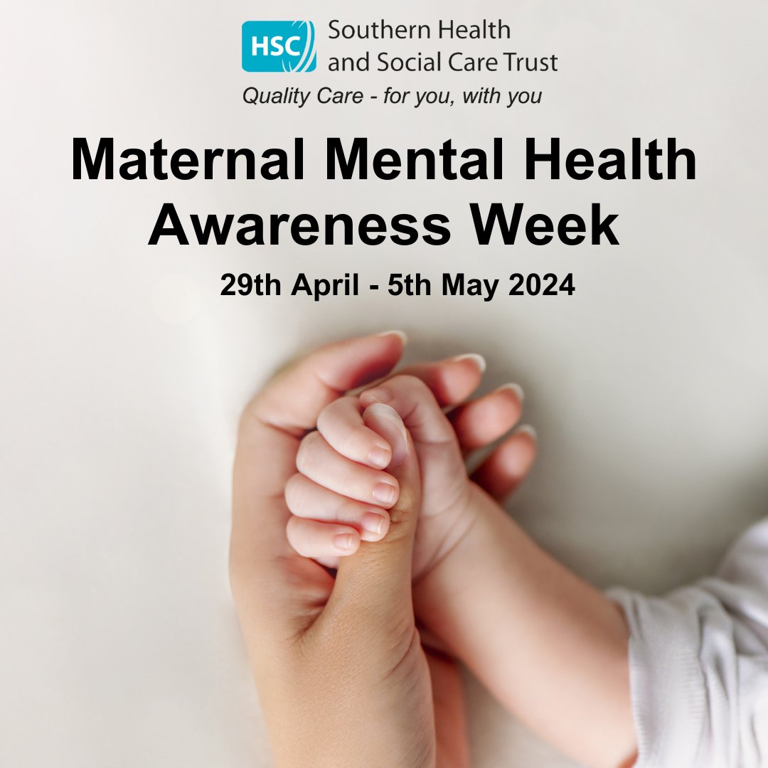 Today marks the start of Maternal Mental Health Awareness Week. This week we will be highlighting some of the support and services available to women within our Trust before during and after pregnancy.

#maternalmentalhealth #mentalhealth #TeamSHSCT