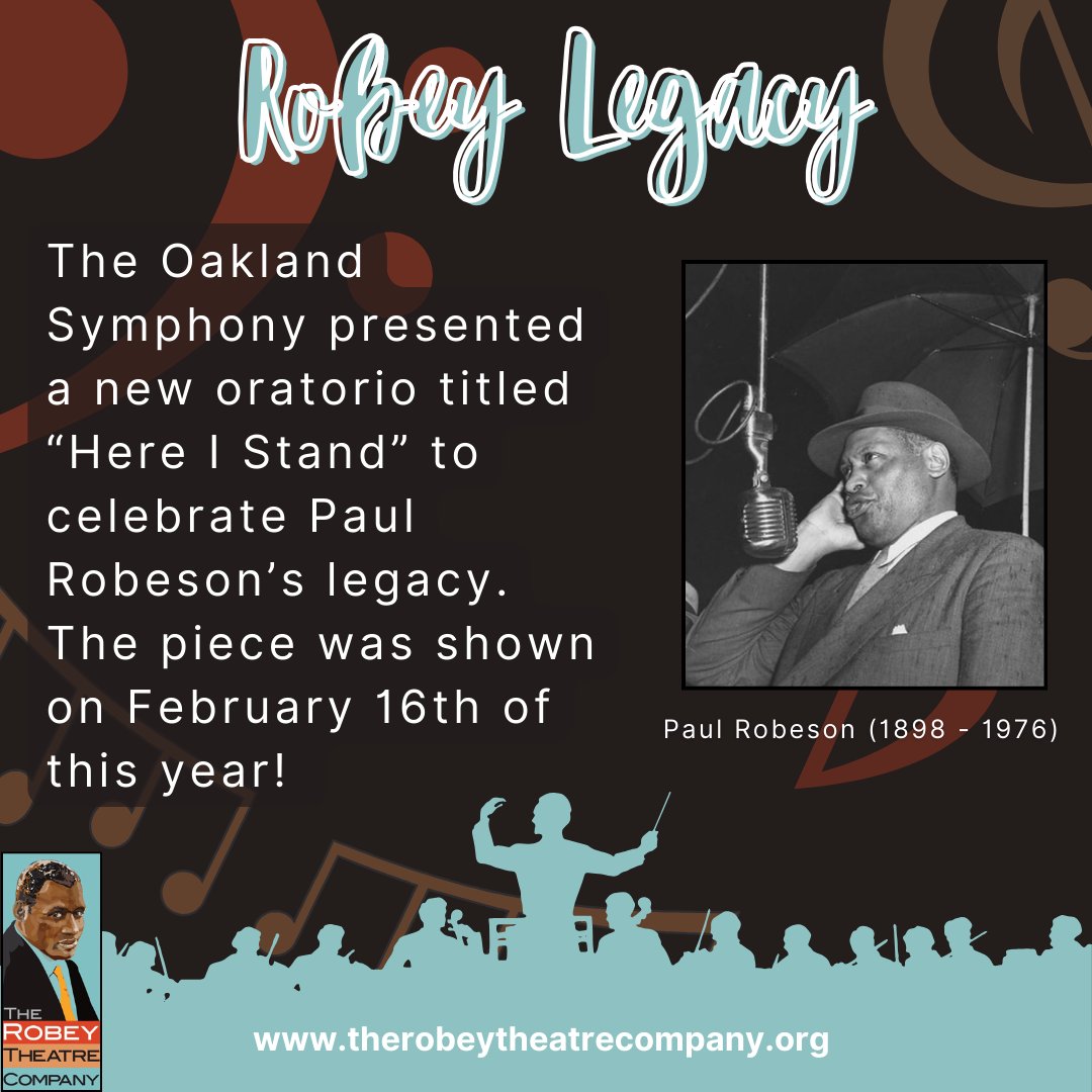 robeytc's tweet photo. Robey Legacy – Check out how The Oakland Symphony honored Paul Robeson’s 1958 autobiography, “Here I Stand.”
Visit:
https://t.co/8349VNFBZ9 (@OakSym)
#robey #theatre #blacksinger #theater #latheatre #orchestra #oakland #symphony #blackexcellence #blacktalent #robeylegacy https://t.co/Q76NWtUwlq