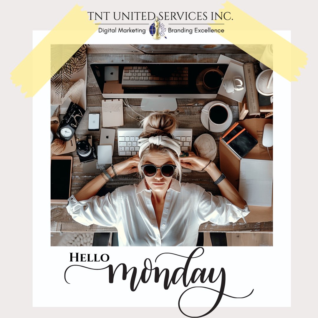 Hello Monday! Let's tackle this week like a boss. Call Us Today at 888-959-5411 or Visit our website: bit.ly/3fEjmYb #tntunitedservicesinc #DigitalMarketing #digitalmarketingagencyny #digitalmarketingexperts #digitalmarketingservices #seoagency #longislandseoagen ...