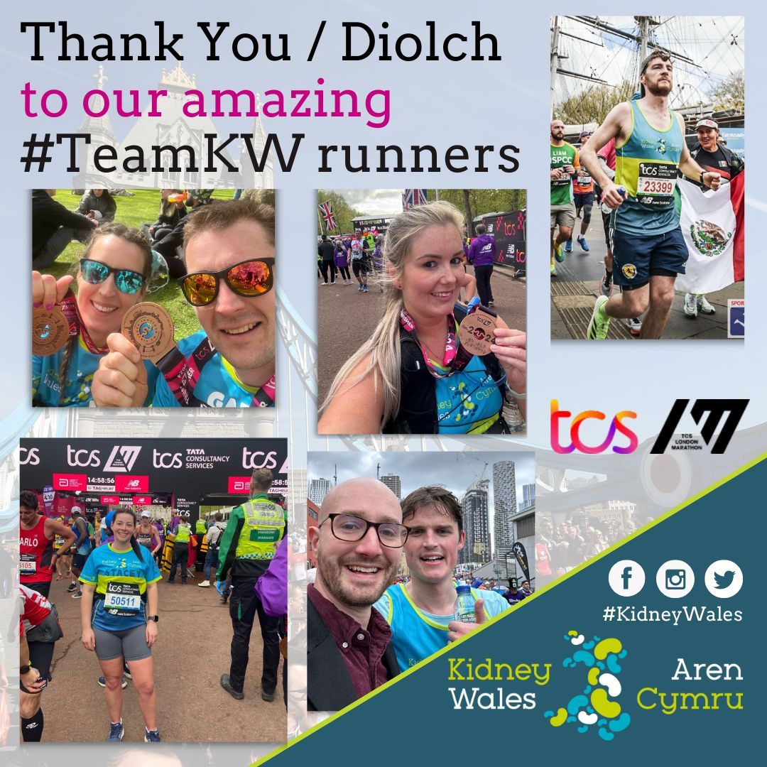 🎉 A massive congratulations and thank you to our phenomenal team of runners who conquered the iconic London Marathon raising an astounding £19,000 for Kidney Wales🙌. 🌟From the bottom of our hearts, thank you for your incredible efforts. You are all champions! 🏆 🙏