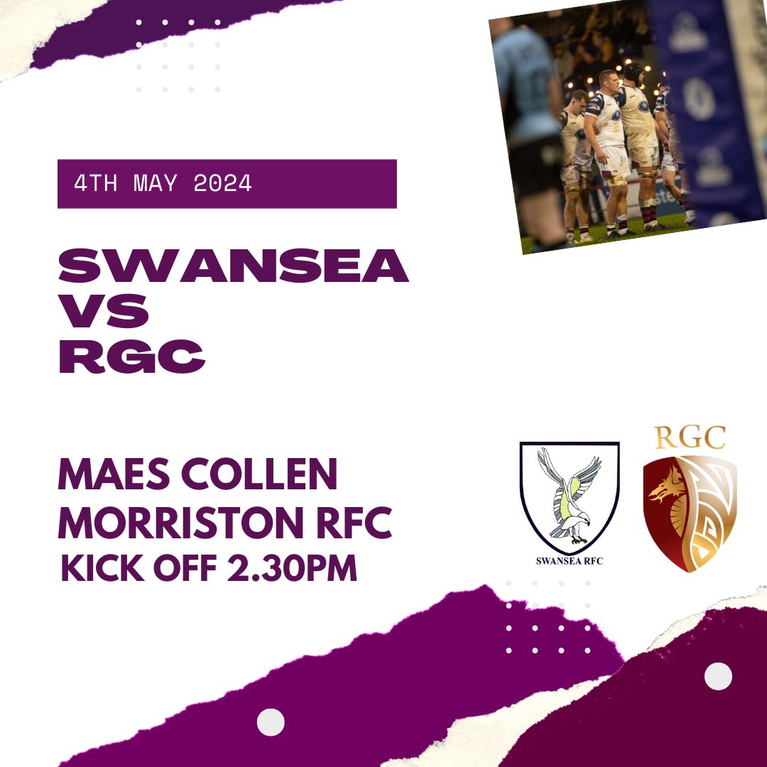 THE LAST DANCE… And we return to where our season began as we take on @RGCNews at @RfcMorriston! Join us as we say goodbye to old friends and new and see the season out at Maes Collen 👊🏼 ‼️Season tickets can be used for this game