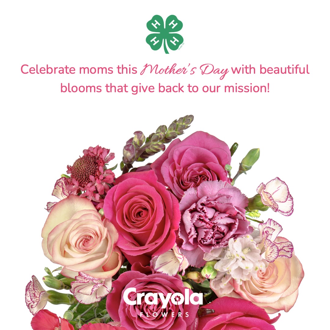 🌸💖 Make her day, make a difference! Celebrate mom and the special women in your life with gorgeous flowers this Mother’s Day. 10% of your purchase supports our cause! 💐 🍀 Send flowers now ➡️ bit.ly/3PI4prj @CrayolaFlowers #mothersday