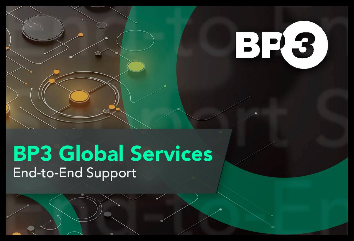 bp3global's tweet image. BP3 offers end-to-end support, ensuring your automation technologies and infrastructure operate optimally 24/7. From developer assistance to application maintenance and DevOps practices, we provide comprehensive solutions tailored to your business needs. 

#EndToEndSupport #BP3