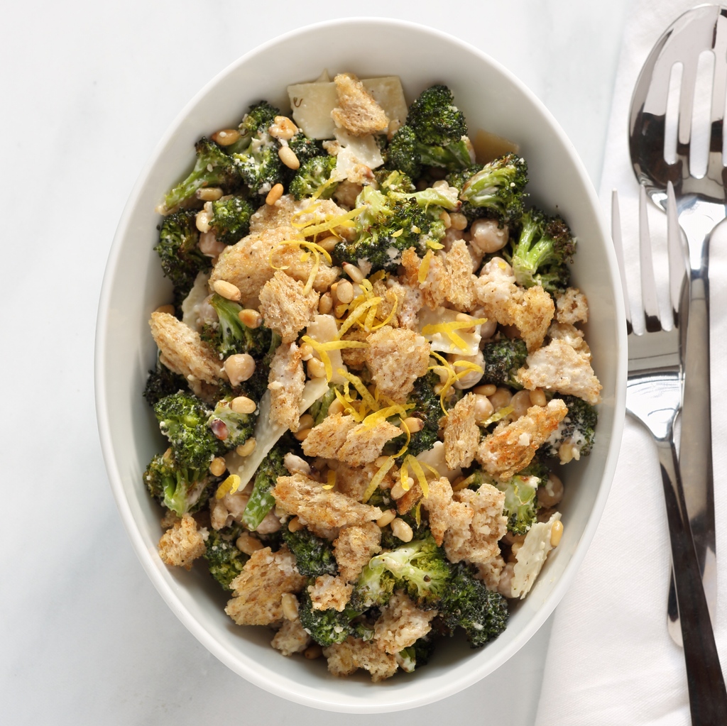 Mix up your salad game with our Broccoli Caesar Salad recipe! This vibrant salad is a tasty twist on a classic. kowalskis.com/recipes/salads…