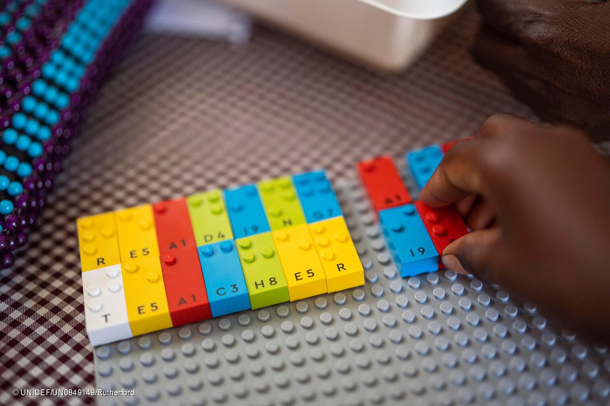 #UgPlayDay reminds us that #Play helps children master important skills and competencies that they need in the fast, ever-changing world. #LearningThroughPlay with @LEGOfoundation bricks enhances the skills & competencies of children with visual impairments. #InvestInUGchildren