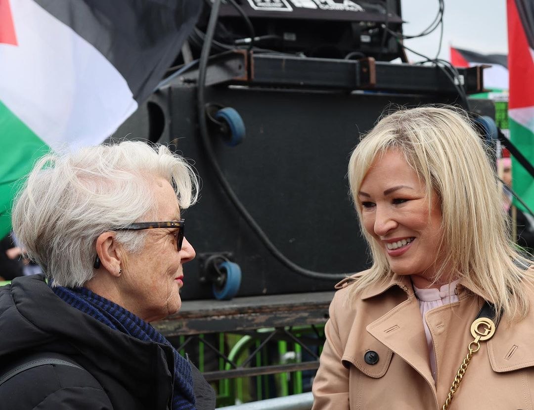 Michelle O'Neill: End the occupation of Palestine