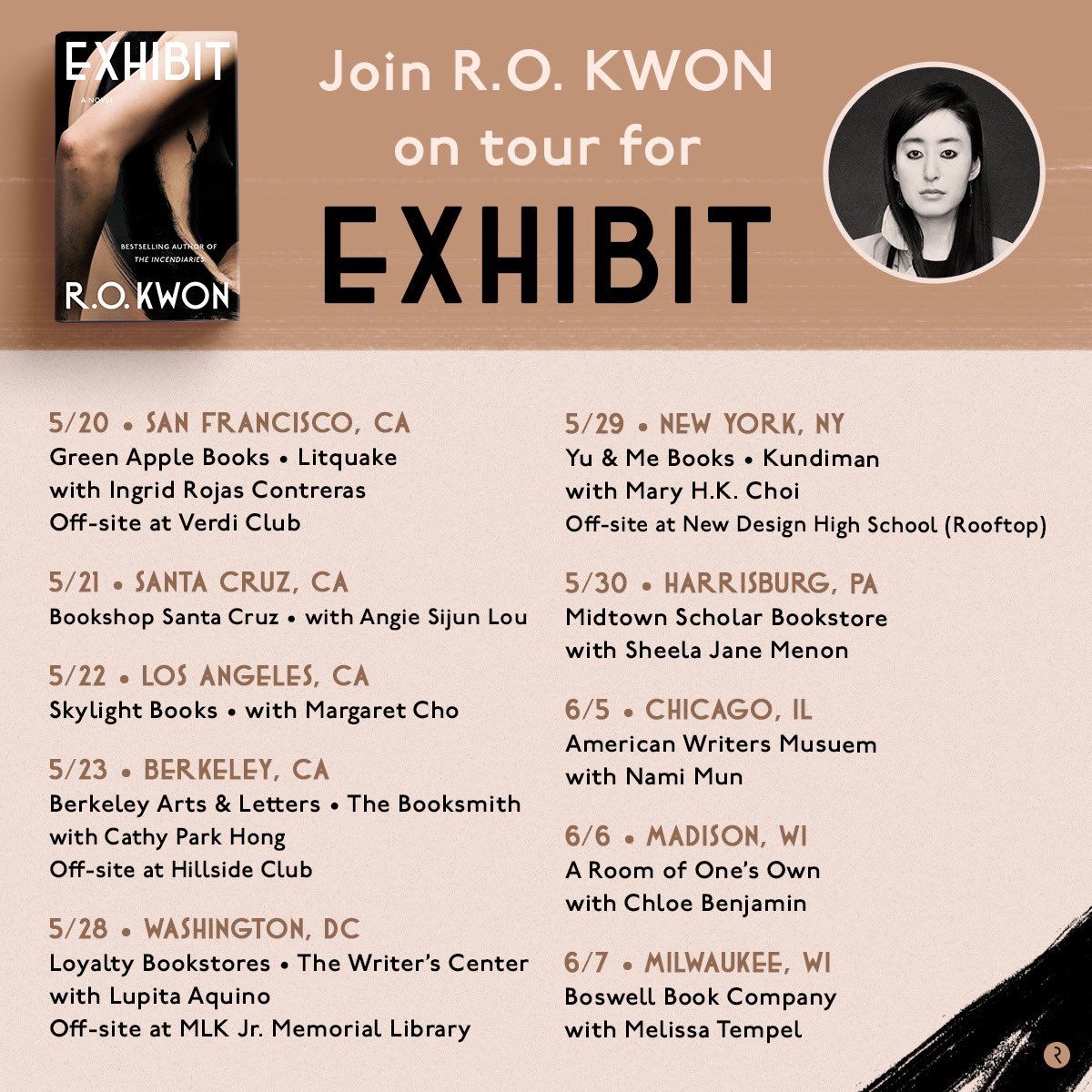 will soon travel with my novel EXHIBIT for three weeks, &amp; might be in a city near you!! If you’re around &amp; free, would absolutely love to see you 🖤