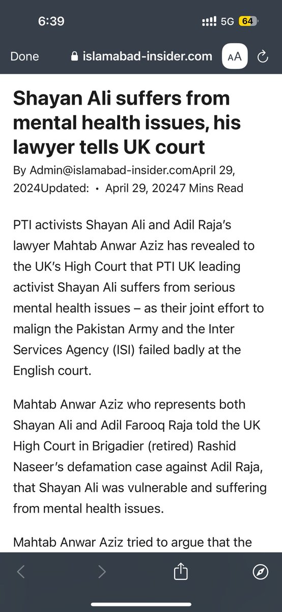 پاکستان اور افواج پاکستان کے خلاف بھونکنے کے جرم میں غدار عادل راجہ اور شایان علی کے خلاف لندن ہائی کورٹ میں دائر مقدمے کی سماعت کے دوران شایان علی کے وکیل نے کہا ہے کہ ملزم شایان شدید نفسیاتی مسائل سے دوچار ہے. اس بات سے اس موقف کی تائید ہوتی ہے کہ یوتھیوں کی اکثریت کسی نہ کسی…