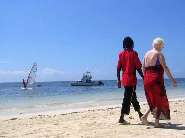 The Gambia 🇬🇲 is the biggest Sex Tourism destination in Africa for European women. Old European women visit the country in search of young men to date or pay for sex. These men are called Bumsters. The main role of Bumsters is only to have Sex with those Women. 

Your Comments on