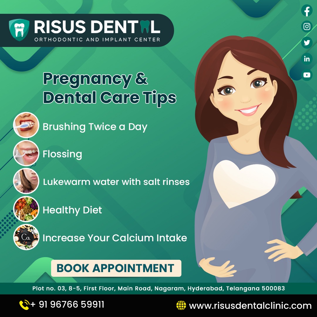 Taking care of your teeth and gums during pregnancy is crucial. Follow these tips to ensure a healthy smile throughout your pregnancy.
risusdentalclinic.com
#PregnancyDentalCare #DentalCareDuringPregnancy #HealthyPregnancy #PregnancyOralHealth #PrenatalDentalCare
#DentalAdvice