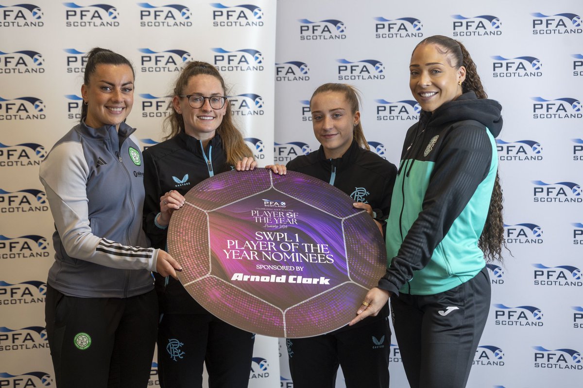 Who’s your favourite for PFA Scotland SWPL1 Player of the Year? Four worthy nominees, as voted by the players 👏 #PFASAwards