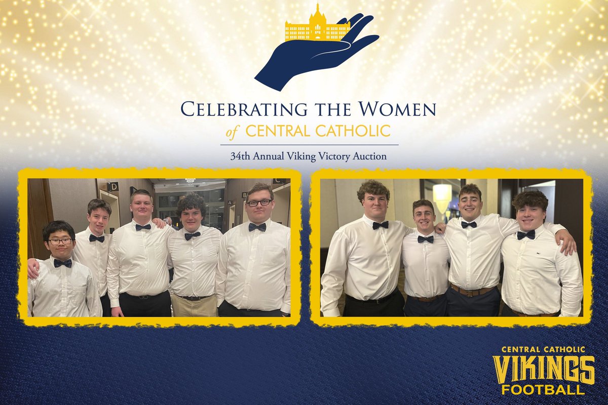 S/O to our guys that volunteered for our 34th Annual Viking Victory Auction this past weekend! 🎟️🤵‍♂️🪩 @PCC_FOOTBALL @centralvikings