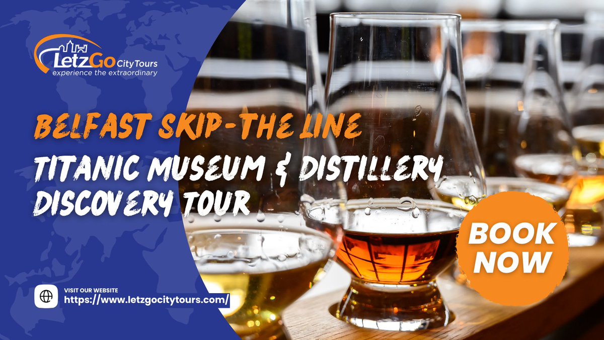 🚢 Explore the tragic stories and witness the ship's construction with a thrilling ride above the Shipbuilding yard.

Join us 👉 x.gd/fO17S - for an intimate group tour and uncover the legend of the Titanic. 🌟 #TitanicTour #IrishSpirits #VisitBelfast