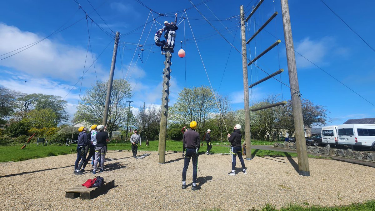 Our TY students enjoying Shielbaggan outdoor education Centre and testing their team building skills!