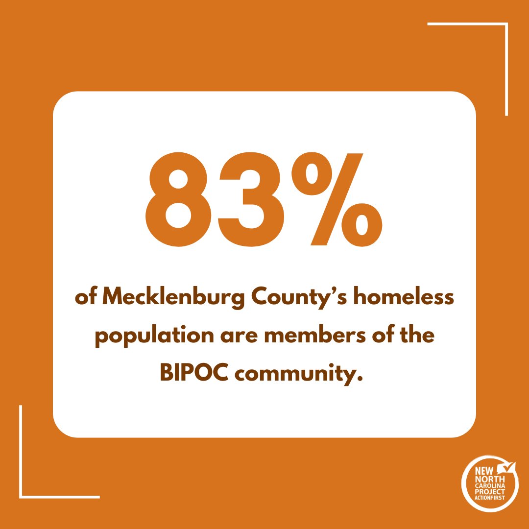 83% of Mecklenburg County’s homeless population are members of the BIPOC community.  Via. Mecklenburghousingdata

What ways do you believe we can reduce these numbers in our communities?

#bipoc #racialequity #nncpaf #lifelongvoters #housingsecurity #mecklenburgcounty