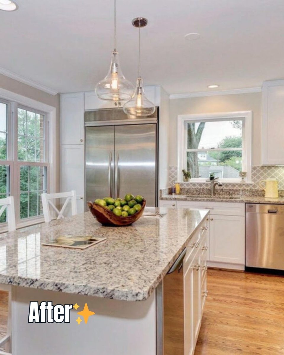 Swipe to see the transformation of this client's kitchen. 🤯

Which room in your house would you renovate? Comment below!👇

#kitchenremodel #kitchendesign #kitcheninspiration #newmarketmd