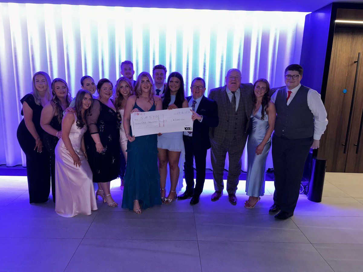 We were delighted and honoured to attend the Lourdes charity night at the weekend. Bertie was a great supporter of the charity and is still very much in their thoughts with a lovely photograph on screen and a special mention.