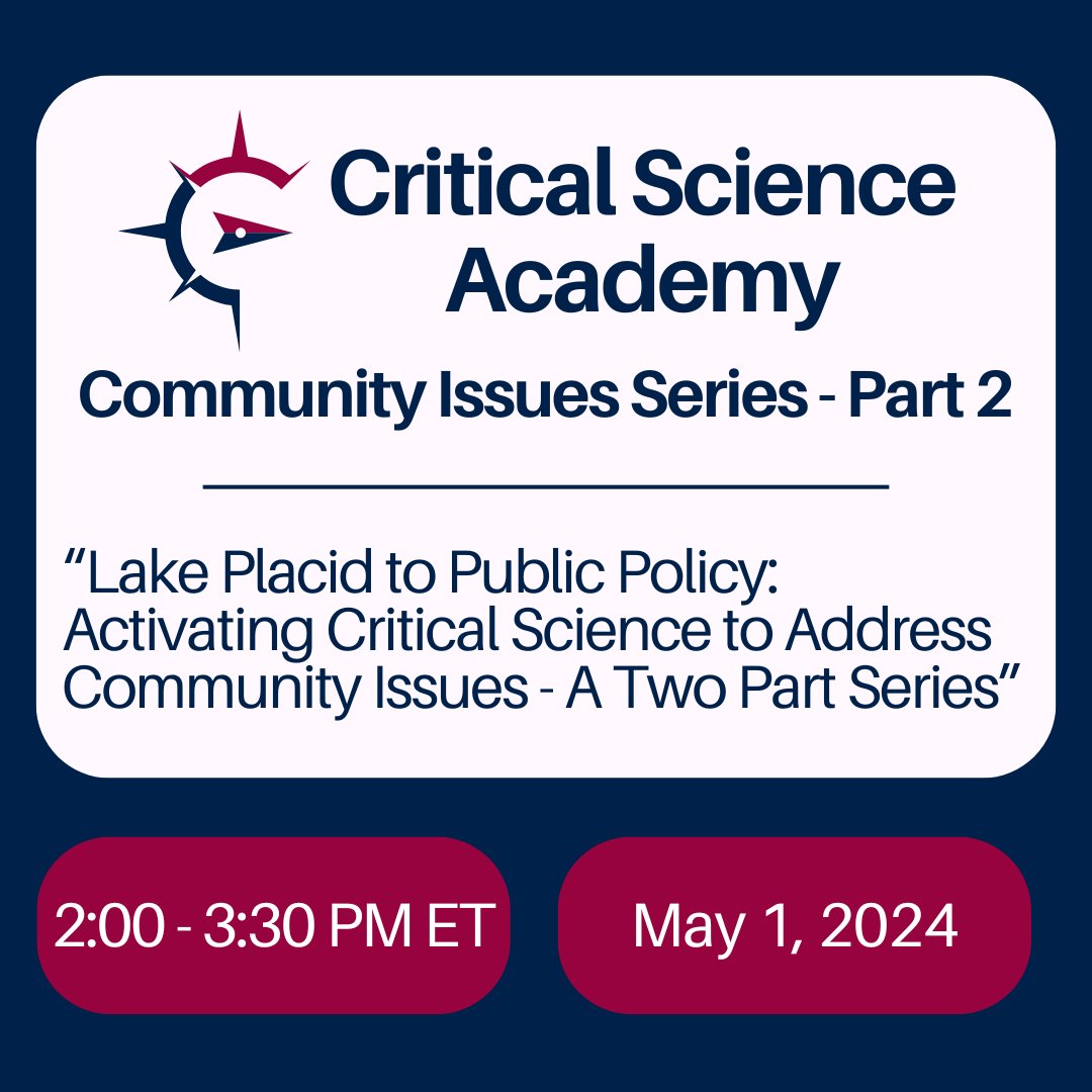 Reminder for our upcoming Critical Science Academy! Register now on the AAFCS Website! Register: bit.ly/3Ukf9xh