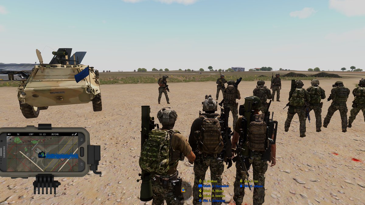 15thPzGD_A3's tweet photo. Back from Vacation and being a year older, time to catch up, on the 20th we've conducted our last operation in the Altis area, working along side an AAF tank section, which can be seen in the picture @Ion13341416 made on his account.

Credit: A. Ionescu, Z. eus, C. Ion.
#Arma3 https://t.co/QacXaImXfS