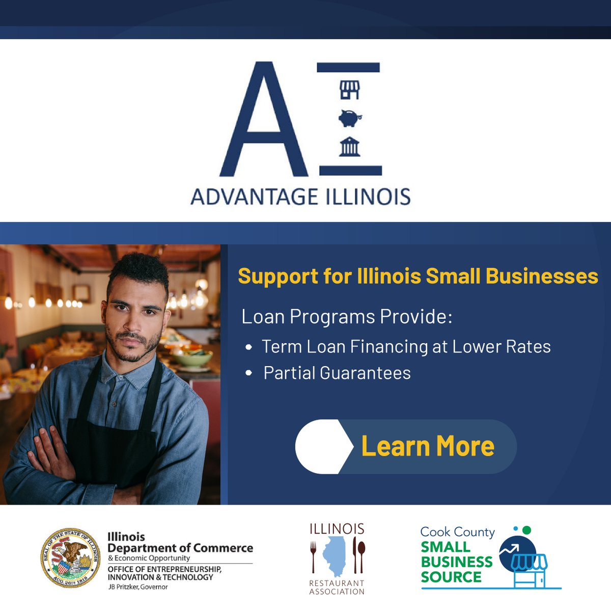 Discover new opportunities for small businesses in Illinois! The Advantage Illinois – State Small Business Credit Initiative 2.0 Program will grant entrepreneurs $220 million in funding. To learn more about this program, click here: ow.ly/SeHt50Rr3zc.