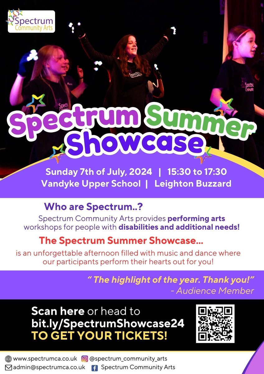 The Spectrum Summer Showcase is an unforgettable afternoon filled with music and dance where our participants perform their hearts out for you! For any of you in our community who are interested, you can read more here: buff.ly/4a0egzE #Neurodiversity #Tourettes