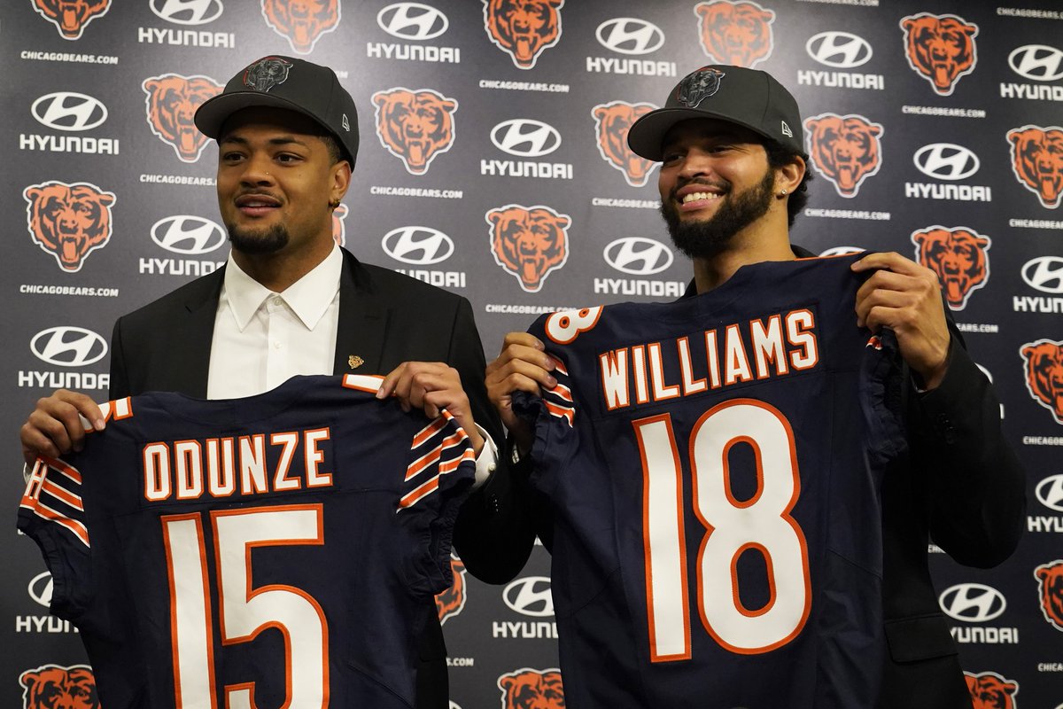 .@dan_bernstein & @leilarahimi discuss takeaways from the #Bears' 2024 draft class now with @danwiederer. 🎧 670thescore.com/listen 💻 twitch.tv/chicago670thes…