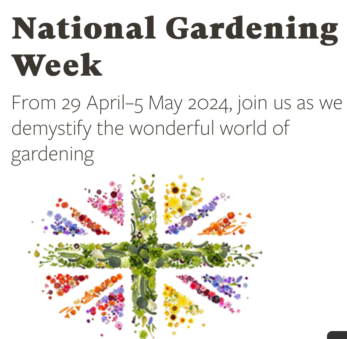 National Gardening Week! 🌻🌻 today 29 April - 5 May 2024 Theme for National Gardening Week in 2024 - “Knowledge is Flower” 🌻🌻 Happy summer ahead! 🚶🏽‍♀️ 🚴🏼‍♀️ walk bike ….. @RHSBloom @LondonInBloomUK @KentinBloom @TWellsTourism