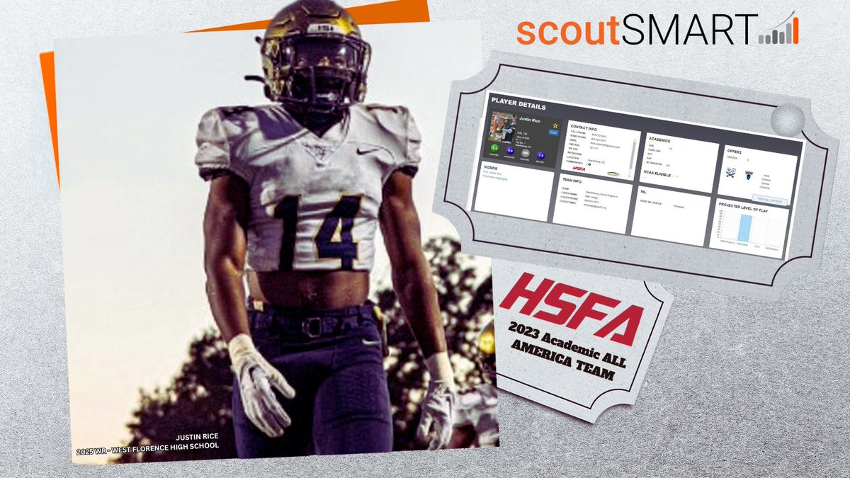 CHECKOUT THIS WEEK'S FEATURED PLAYERS FROM THE 2023 @HSFBamerica ALL AMERICA TEAM‼️ bit.ly/45AVkXn If you are a college coach and do not have a free #scoutSMART coach's account, sign up today to view these recruits and so many more! bit.ly/3Qjw0A8