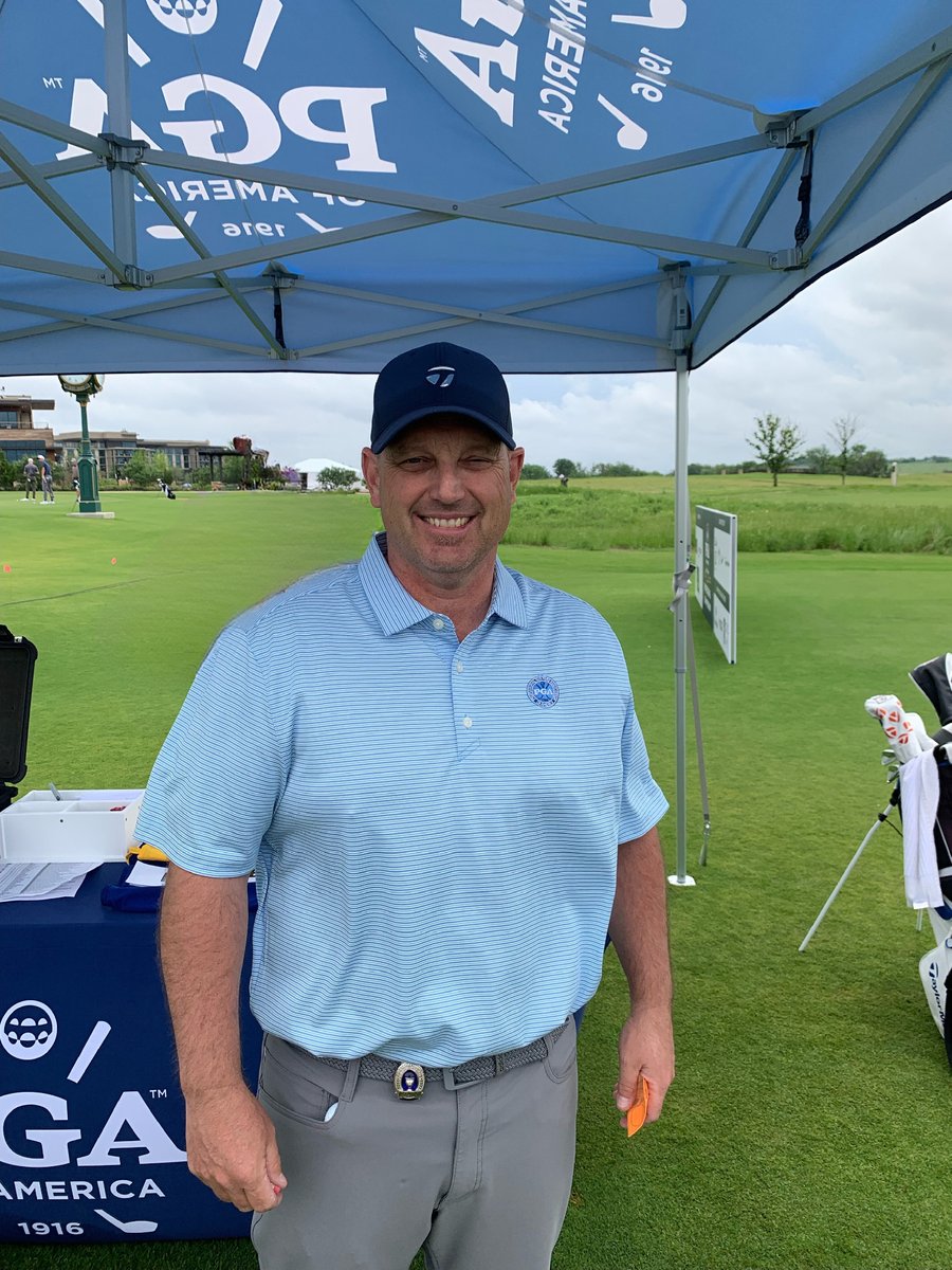 Darin Fisher, proudly representing @NBGolfCars, is showcasing his skills at the @PGA Professional Championship this week in Frisco, TX! Sending our best wishes as he putts his way to glory! 🏌️‍♂️ ⛳