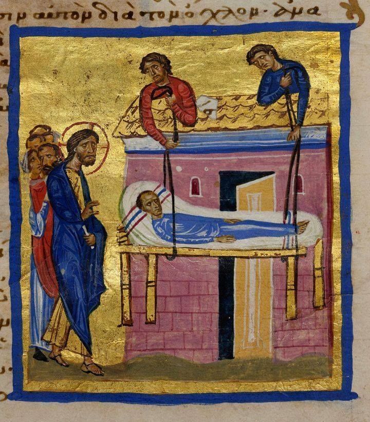 #manuscriptmonday GA 777 is notable because it contains so many narrative icons. Icons like this are rare. Depicted scenes include the healing of the lame man, the raising of Lazarus from the dead, and the events of Holy Week. See more at buff.ly/2Zbk3iC