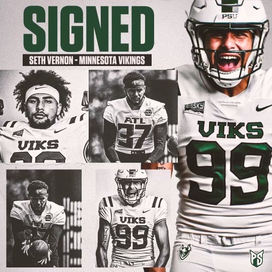 A Viking to the Vikings. 

Congrats to former Portland State Viking Seth Vernon on joining the Minnesota Vikings. Go be great! 💚👐

#GoViks | #ProViks | #DefendTheShip