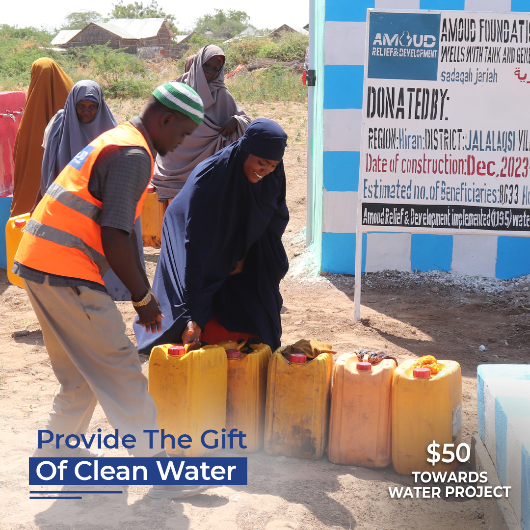 The #AmoudFoundation's water projects are a beacon of hope in the #HornOfAfrica.

By providing clean water, we're not just quenching thirst; we're saving lives & alleviating the burdens of those who trek miles in search of water.

Contribute now at amoudfoundation.org/cause/water-is….