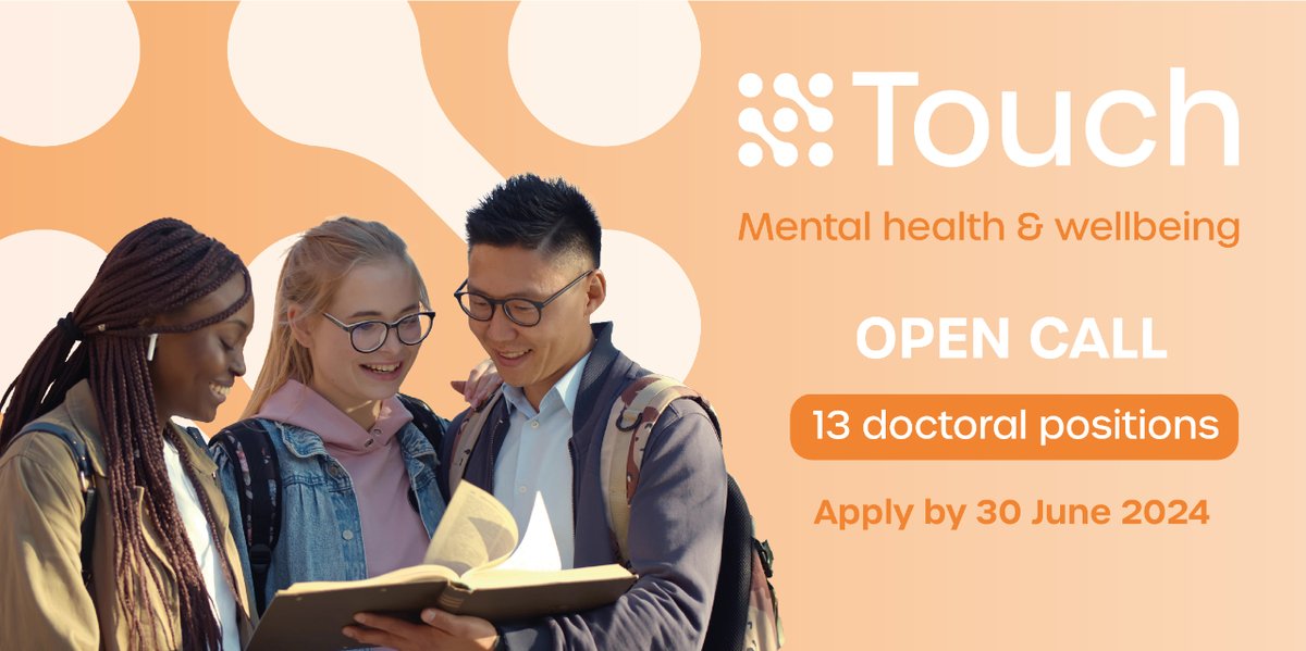 🎓 Don't miss the opportunity for this #OpenCall! The 1st #TOUCHprogramme PhD, a doctoral training programme, led by @UABBarcelona and focusing on #MentalHealth. Discover the projects that you con apply at @VHIR_👇  vallhebron.social/TOUCH-call