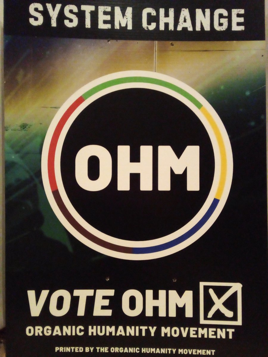 @lesterkk You mentioned the OHM posters looking like an invite to a trance party.
The irony is that OHM is the party to end all parties, just the political kind.
#LiberateSA
#SystemChange
#DirectElections