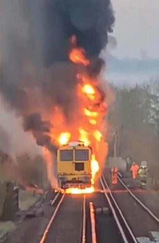 Since the massive car park fire at Luton Airport, they've switched to trains to bring passengers in. That way you can safel...OH CHRIST FFS