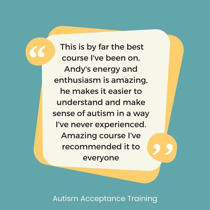 Just 2 days to go! Don't worry if you can't attend all 6 of the sessions. As much as we'd love to see you at the live webinars, each week a recording will be sent to everyone who is signed up for the course. eventbrite.co.uk/e/autism-accep…