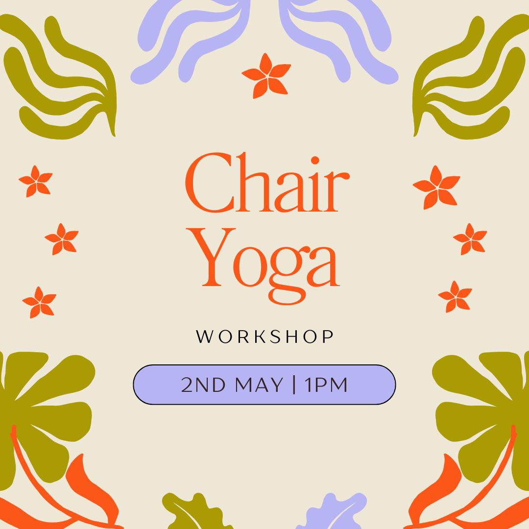Join us for a chair yoga session on Thursday 2nd May at 1pm as part of our Study Happy initiative! 📚 Chill out and learn some stretches from our trained instructor to help you relax while studying. Book your free place here: ow.ly/vNBt50RqXGp