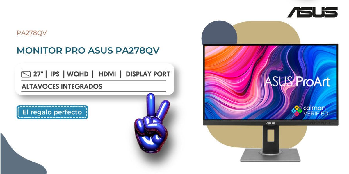 🎉🖥️ Celebra su Primera Comunión con un regalo tech! Encuentra el monitor de 27" ideal para estudiar, jugar y más. Haz que su espacio brille con la pantalla perfecta! 🌟 #PrimeraComunión #Asus