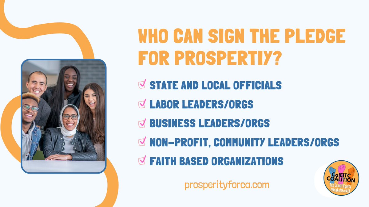 The Campaign for Prosperity unites state policymakers, community-based orgs, & business leaders who are leading the charge to build a more equitable & prosperous California for ALL! Visit our new campaign website and join the movement! #ProsperityChampion prosperityforca.com