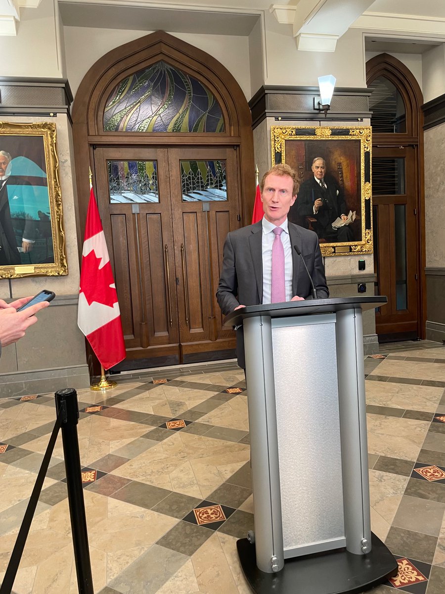 Immigration Minister Mark Miller announces the feds are reinstating the 20-hour cap for international students working off campus #cdnpoli #ParlCA