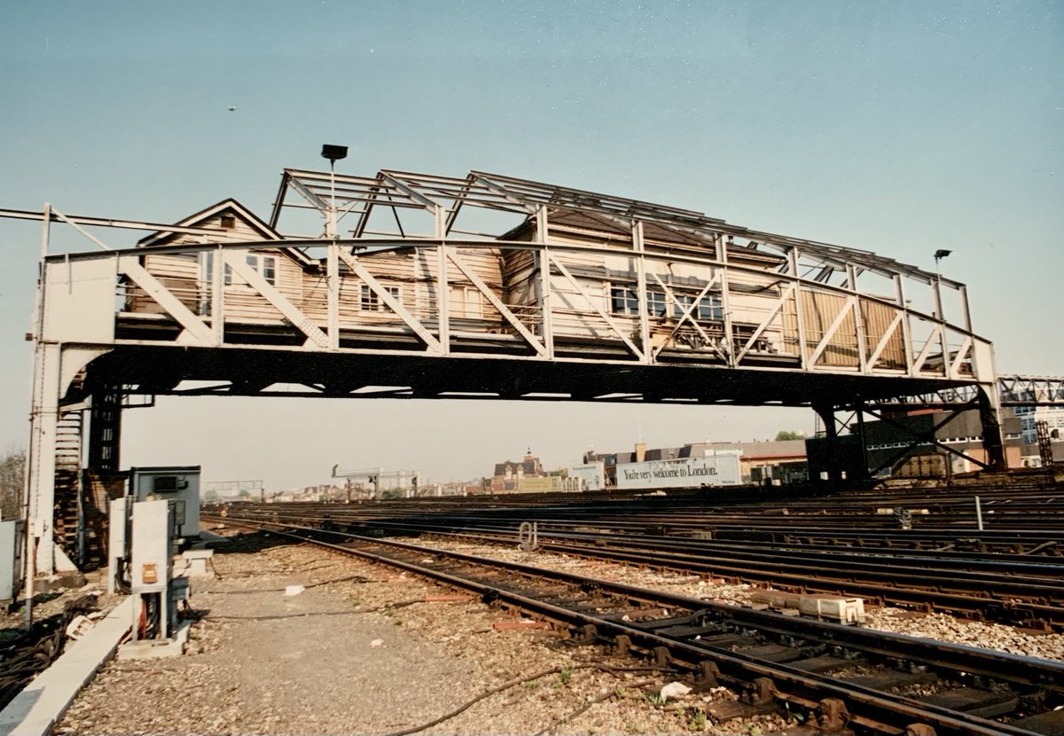 Now this was a Signalbox and a half! Clapham Junction ‘A’. I’m thinking I took these photographs in 1990.