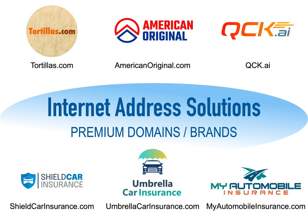 🗣 Does your Domain Name / Brand pass the 'Radio Test'? (i.e., is it easy to Say, Remember and Share?) 🌐 In today's Digital Economy your Domain becomes your Brand! 📈 Take your Business to the Next Level with one of Premium Domains @IntAddSolutions #Domains #DomainForSale