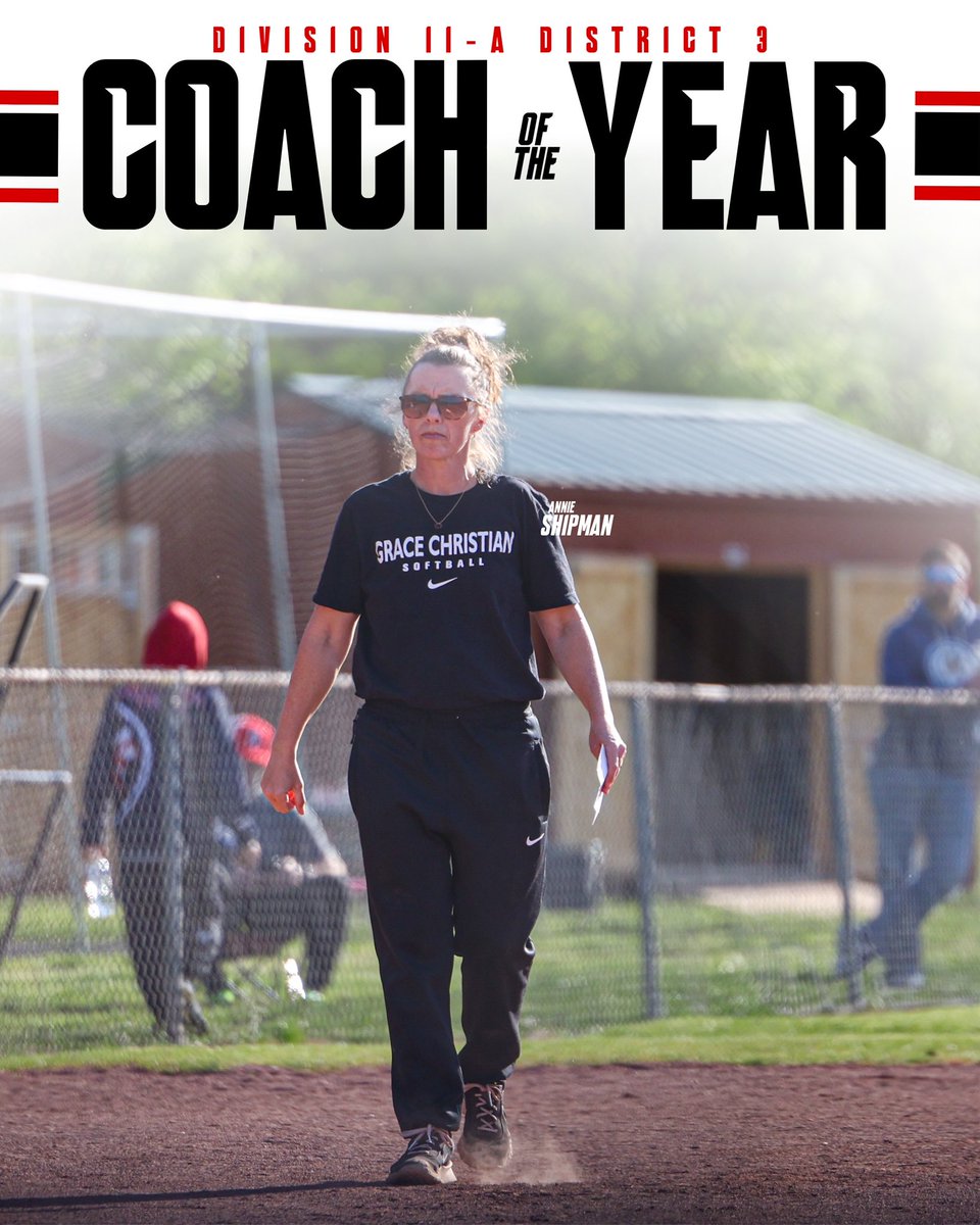 Congrats to Coach Annie Shipman for being named District Coach of the Year!